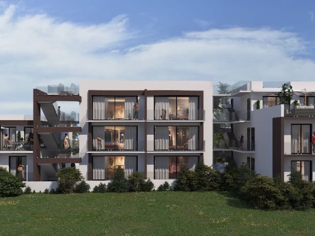 2+1 Apartments for Sale in Project Development Phase in Girne Alsancak