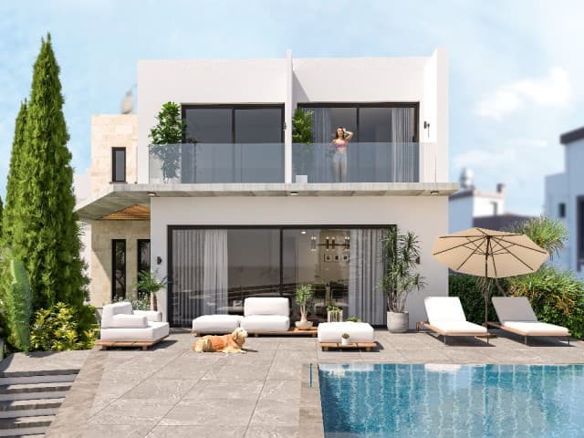 3+1 VILLAS FOR SALE IN LEFKOSA GONYELI (BOGAZ) AT LAUNCH PRICES